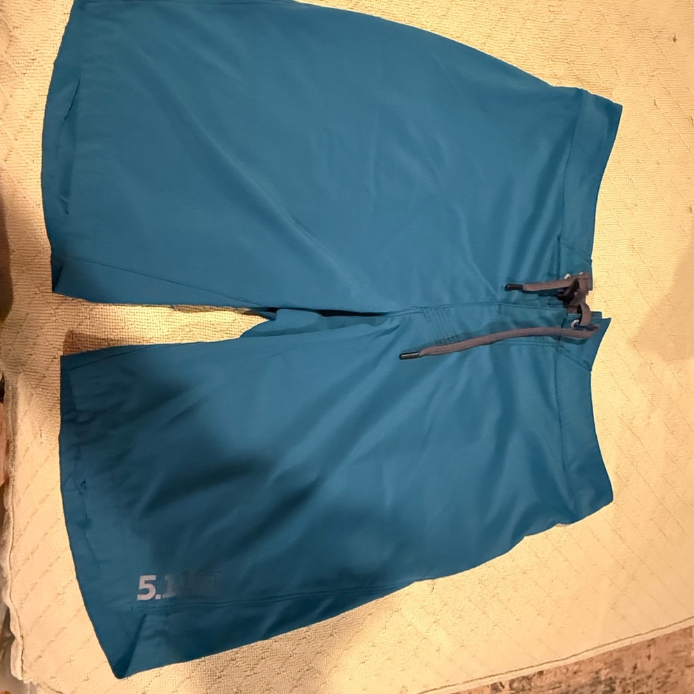 5.11 Tactical Blue Athletic Shorts Lightweight Performance